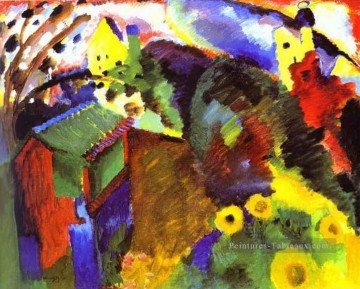Murnau Garden Wassily Kandinsky Peinture à l'huile